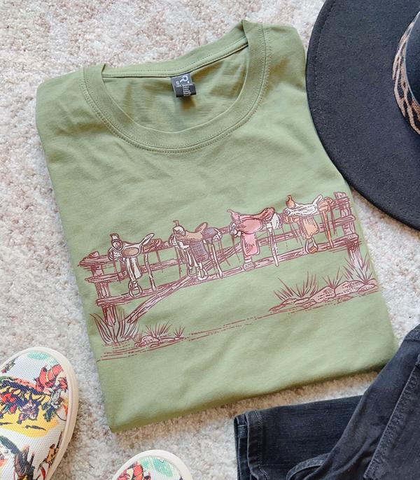 WHAT'S NEW :: Wholesale Western Saddle Graphic Tshirt