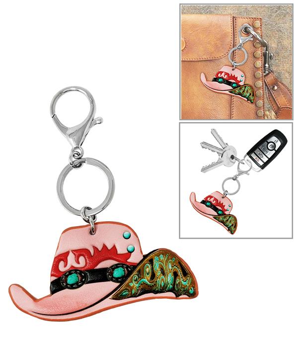 New Arrival :: Wholesale Cowgirl Hat Keychain