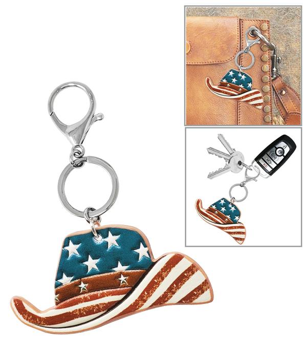 New Arrival :: Wholesale Western Cowgirl Hat Keychain