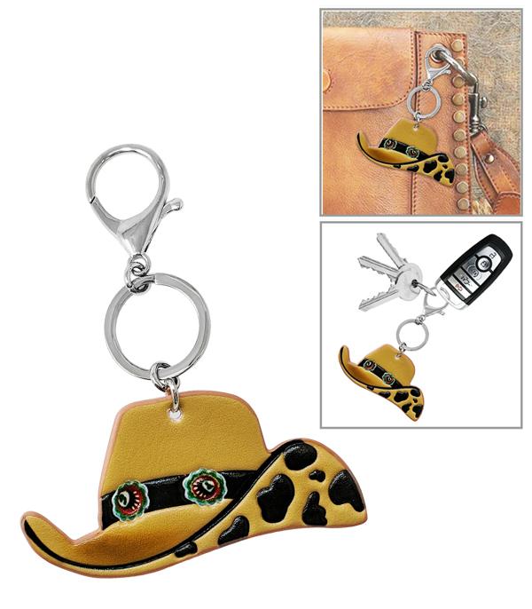 New Arrival :: Wholesale Western Cowgirl Hat Keychain