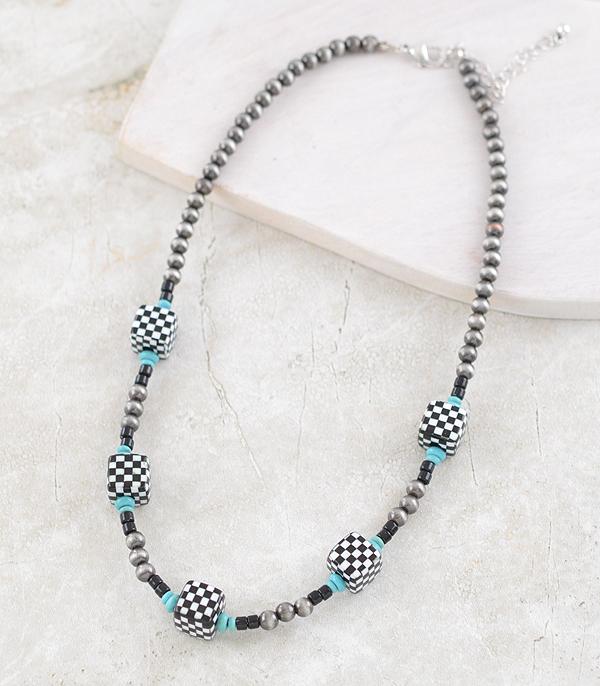 NECKLACES :: WESTERN TREND :: Wholesale Western Navajo Pearl Bead Necklace