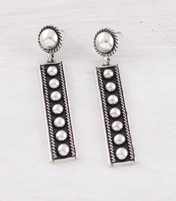 WHAT'S NEW :: Wholesale Western Bubble Concho Drop Earrings