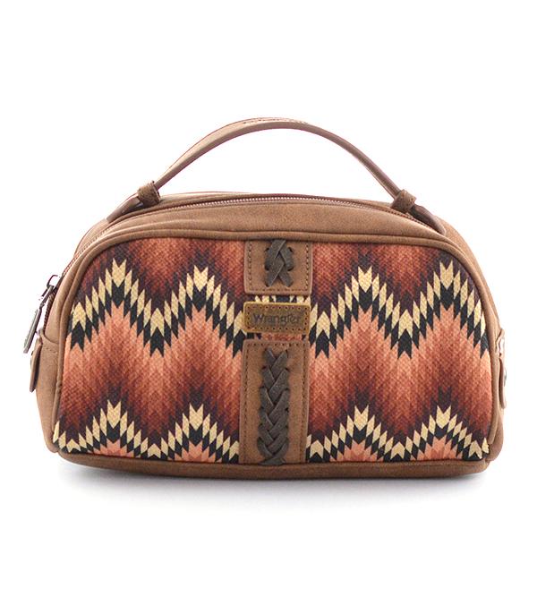 New Arrival :: Wholesale Wrangler Southwestern Print Cosmetic Bag