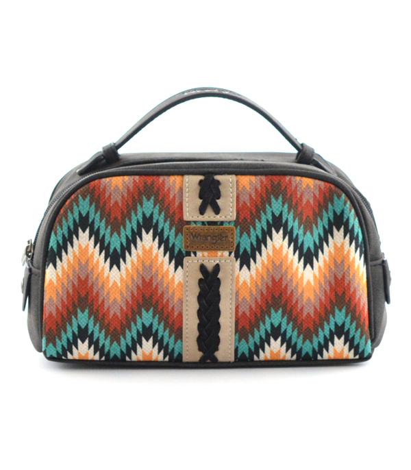 New Arrival :: Wholesale Wrangler Southwestern Print Cosmetic Bag