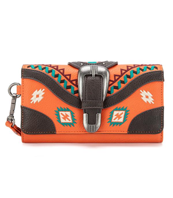 New Arrival :: Wholesale Montana West Aztec Buckle Wallet