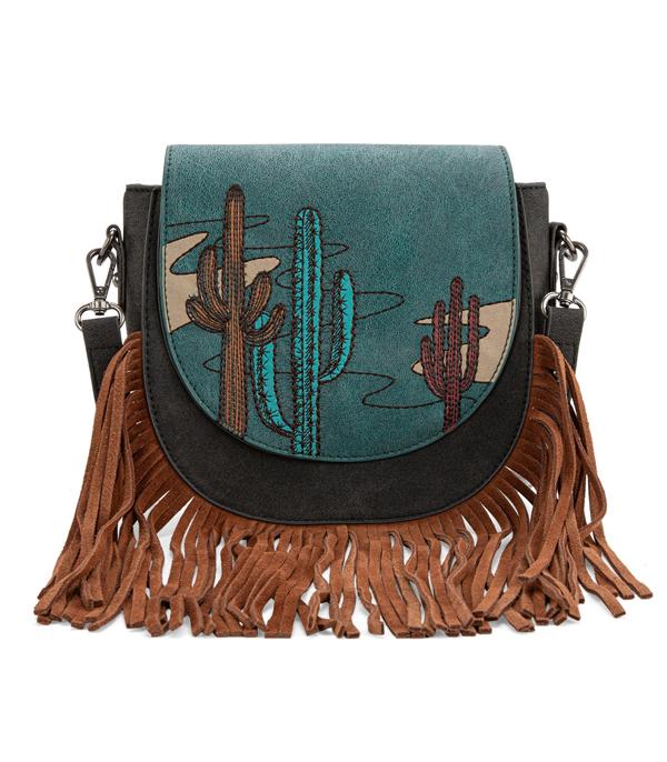 MONTANAWEST BAGS :: CROSSBODY BAGS :: Wholesale Montana West Cactus Crossbody Bag