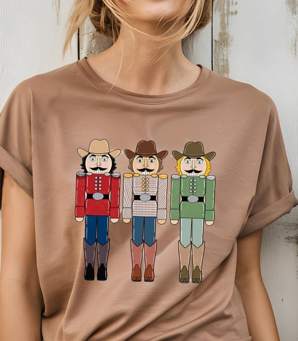 New Arrival :: Wholesale Cowboy Nutcracker Christmas Tshirt 