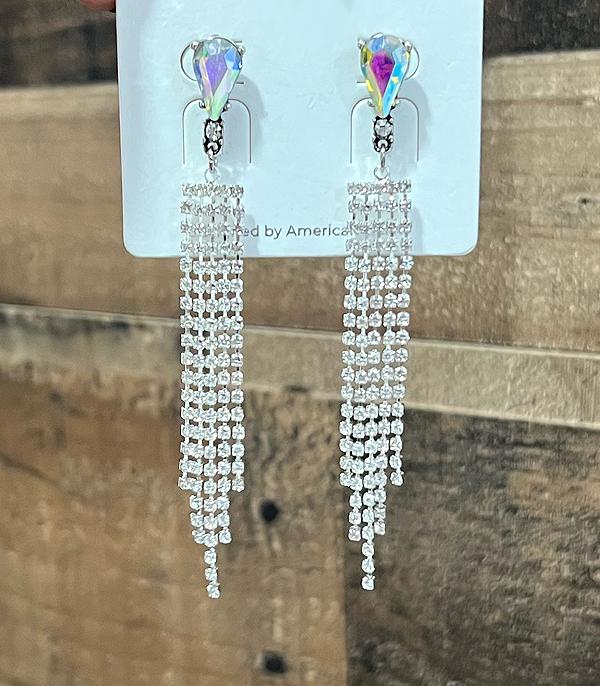 WHAT'S NEW :: Wholesale Rhinestone Tassel Earrings