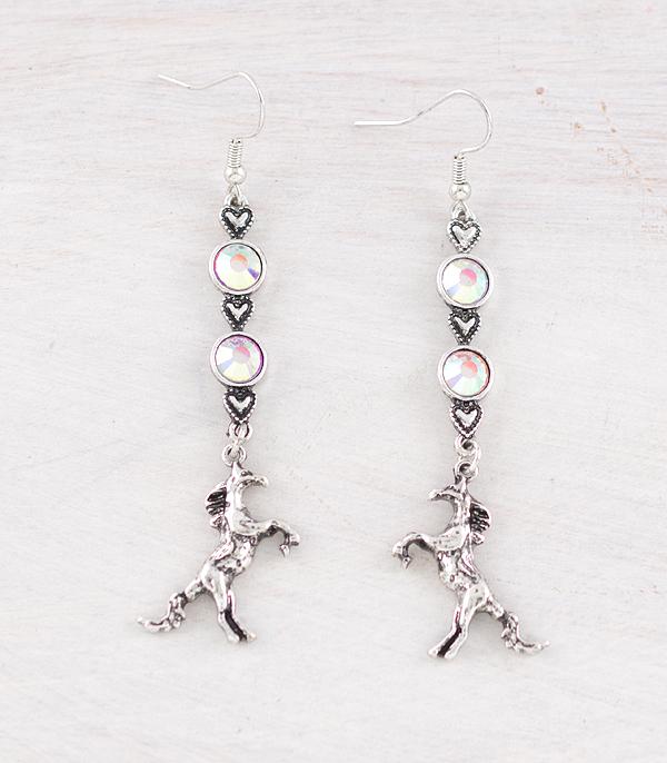 WHAT'S NEW :: Wholesale Western Horse Drop Earrings