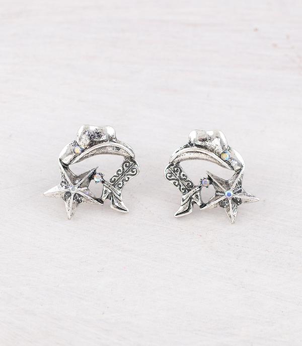 WHAT'S NEW :: Wholesale Western Cowgirl Hat Earrings