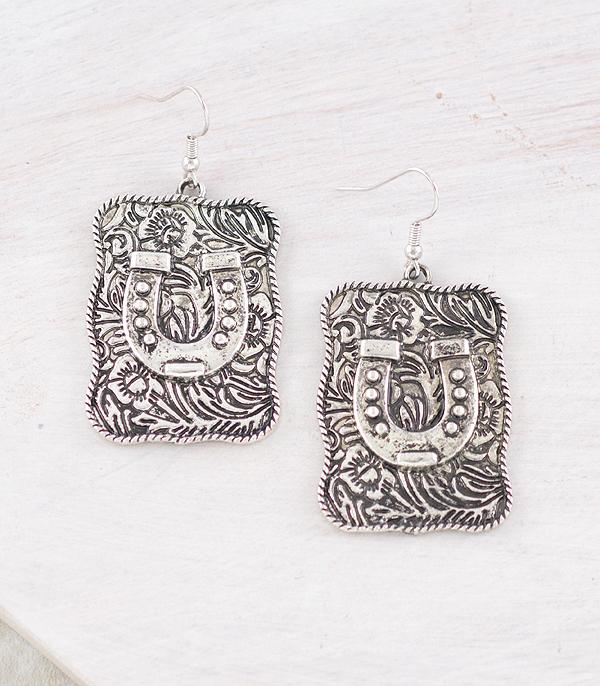 EARRINGS :: WESTERN HOOK EARRINGS :: Wholesale Western Horseshoe Earrings