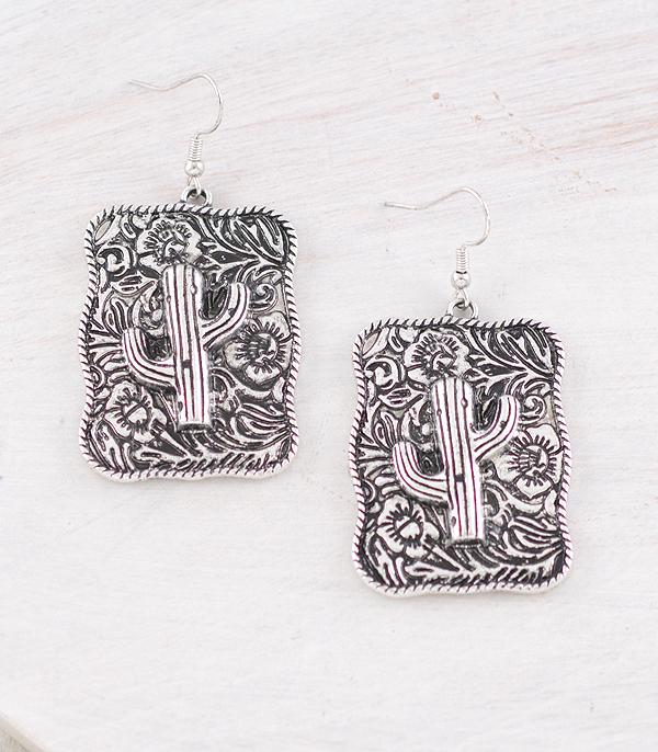 New Arrival :: Wholesale Western Cactus Earrings