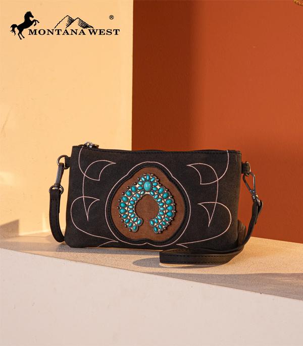 New Arrival :: Wholesale Squash Blossom Concho Crossbody Wristlet