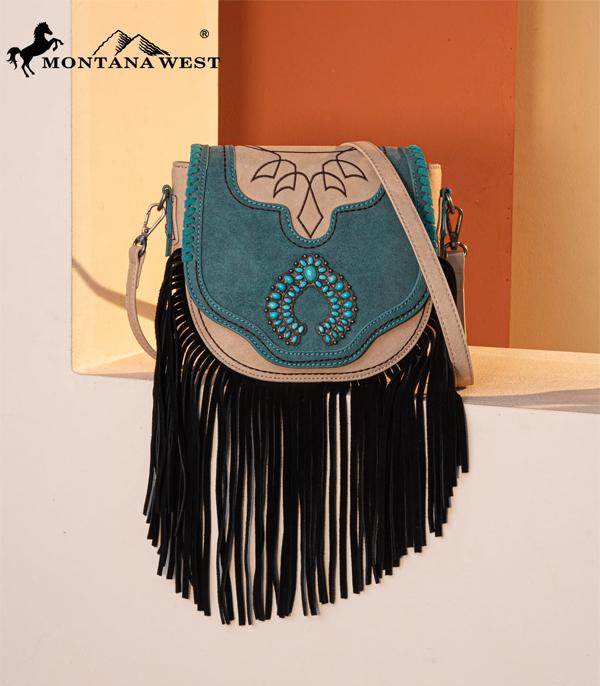 New Arrival :: Wholesale Squash Blossom Concho Fringe Crossbody