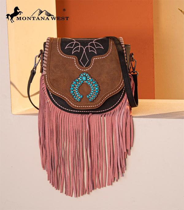 New Arrival :: Wholesale Squash Blossom Concho Fringe Crossbody