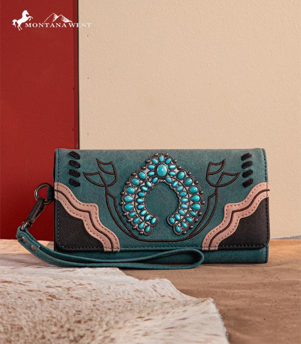 New Arrival :: Wholesale Squash Blossom Concho Wallet