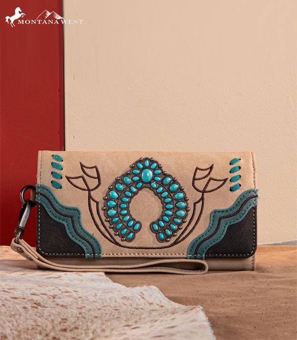 New Arrival :: Wholesale Squash Blossom Concho Wallet