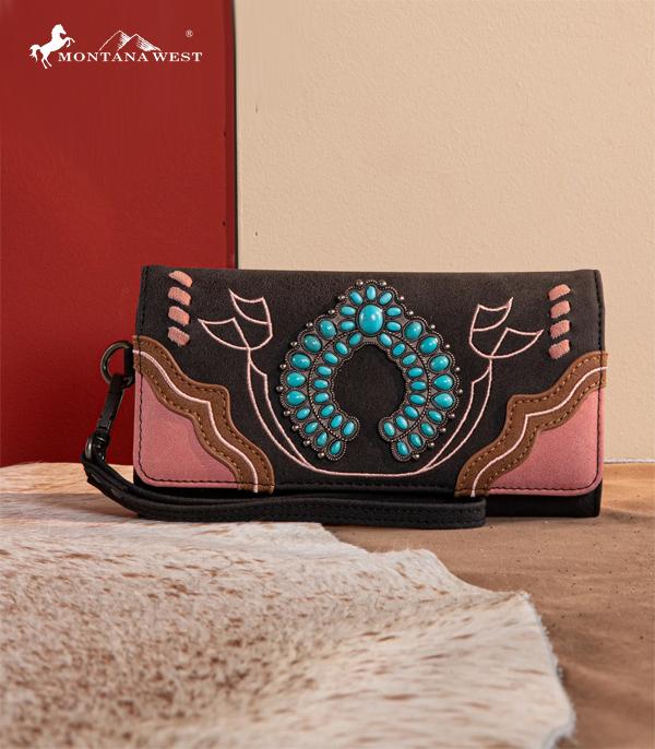 New Arrival :: Wholesale Squash Blossom Concho Wallet