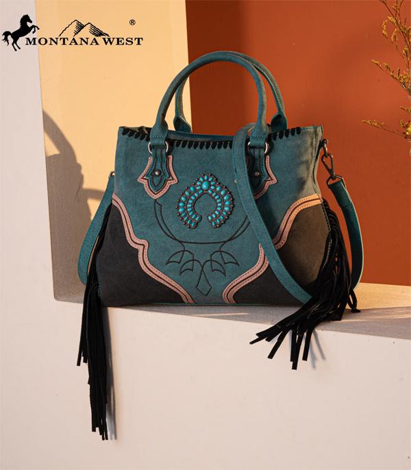 New Arrival :: Wholesale Squash Blossom Concho Tote Crossbody Bag