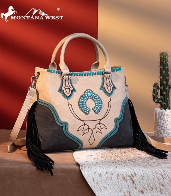 New Arrival :: Wholesale Squash Blossom Concho Tote Crossbody Bag