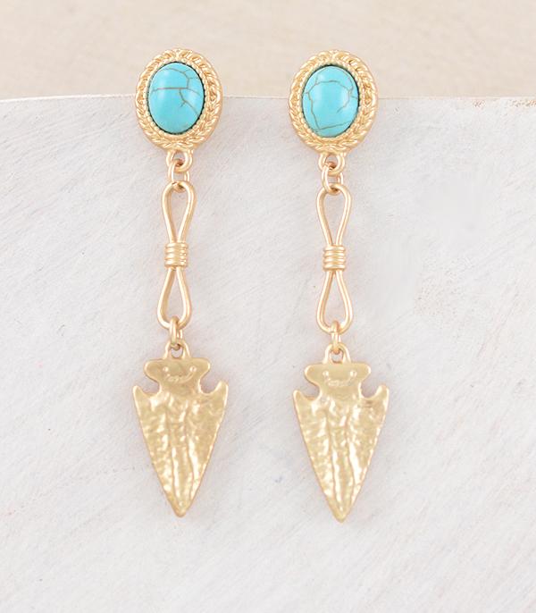 EARRINGS :: WESTERN POST EARRINGS :: Wholesale Western Arrow Head Earrings