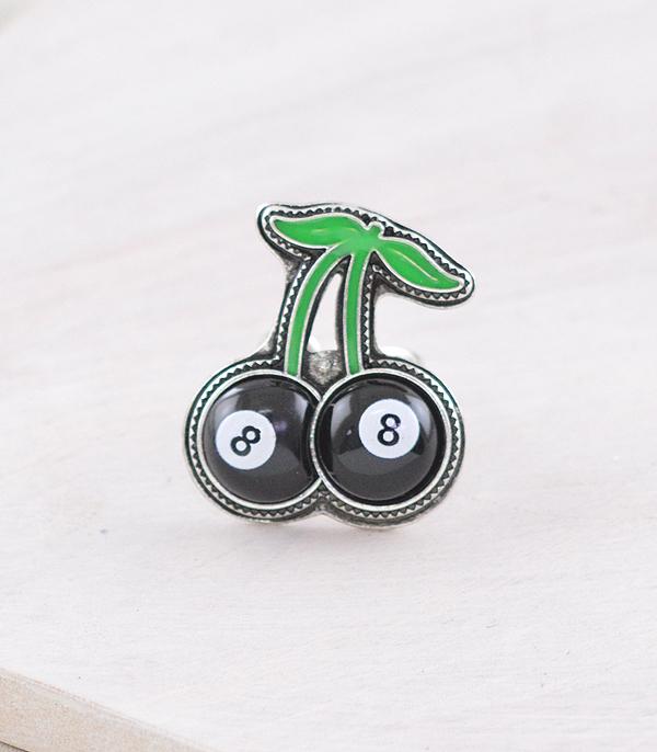 New Arrival :: Wholesale Western Eight Ball Ring