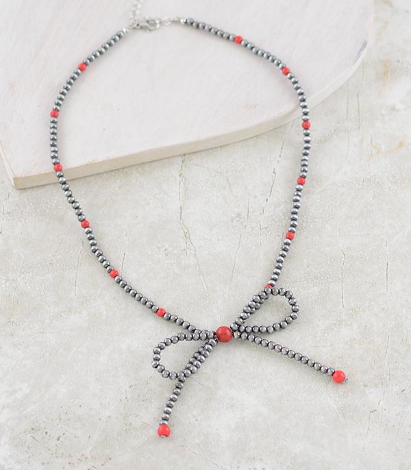 New Arrival :: Wholesale Western Navajo Pearl Bow Necklace