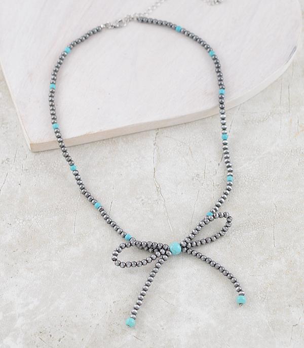 New Arrival :: Wholesale Western Navajo Pearl Bow Necklace