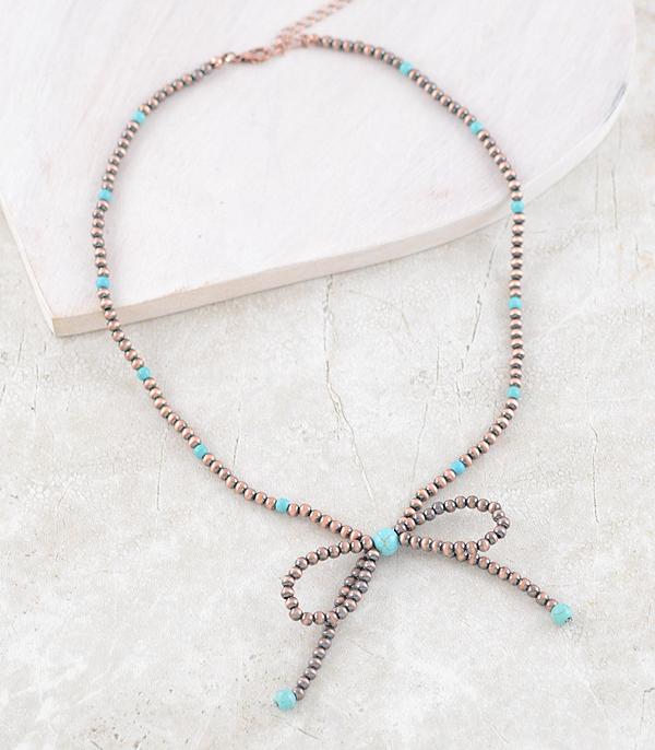 New Arrival :: Wholesale Western Navajo Pearl Bow Necklace