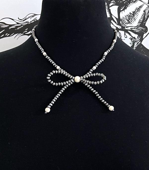 New Arrival :: Wholesale Western Navajo Pearl Bow Necklace