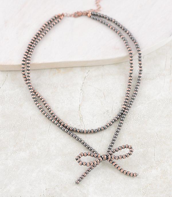 New Arrival :: Wholesale Western Navajo Pearl Bow Necklace