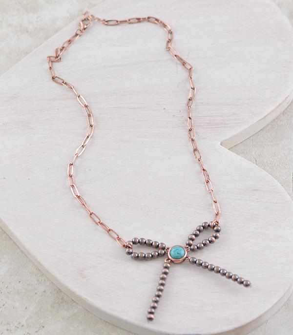 New Arrival :: Wholesale Western Navajo Pearl Bow Necklace