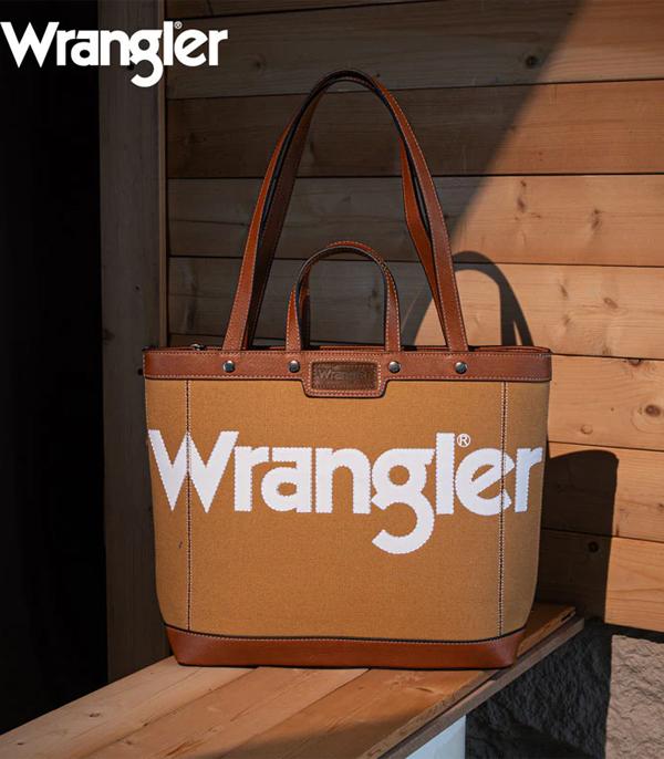 MONTANAWEST BAGS :: WESTERN PURSES :: Wholesale Wrangler Canvas Tote