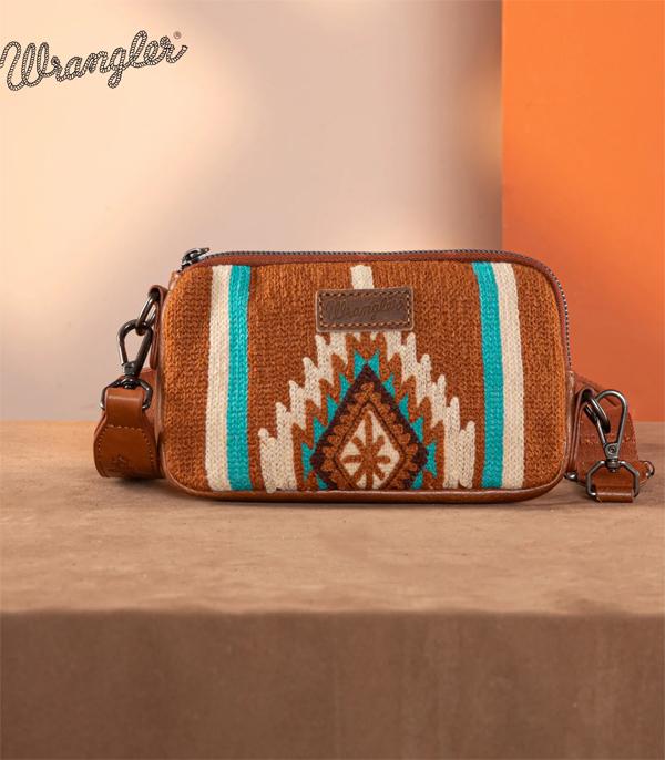 MONTANAWEST BAGS :: CROSSBODY BAGS :: Wholesale Wrangler Southwestern Crossbody Wallet