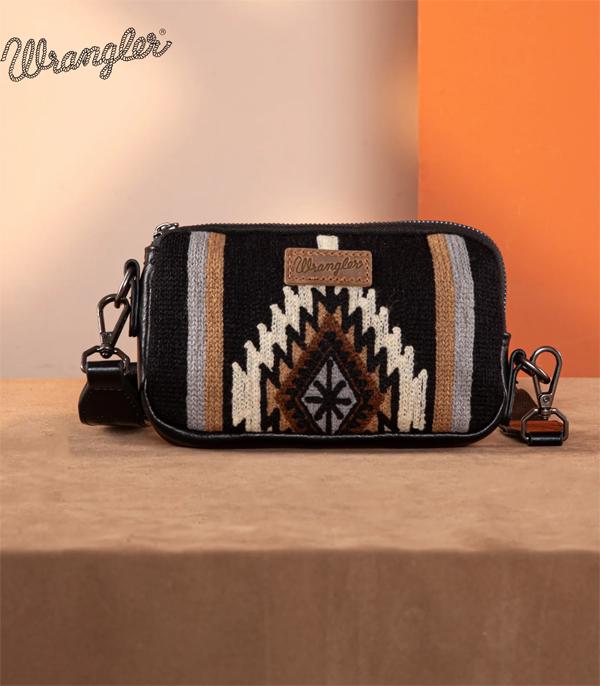 MONTANAWEST BAGS :: CROSSBODY BAGS :: Wholesale Wrangler Southwestern Crossbody Wallet