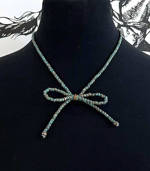 New Arrival :: Wholesale Western Navajo Pearl Bow Necklace