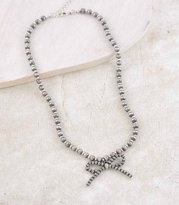 New Arrival :: Wholesale Western Navajo Pearl Bow Necklace