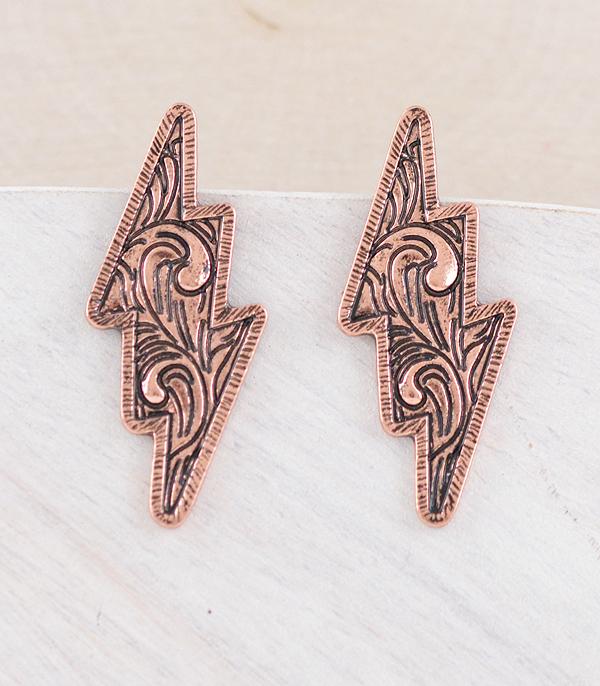 New Arrival :: Wholesale Western Lightning Bolt Earrings