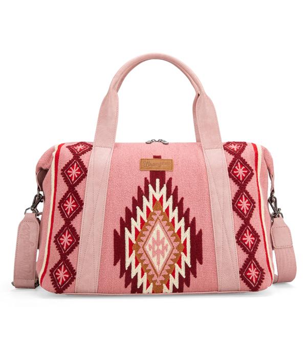 MONTANAWEST BAGS :: WESTERN PURSES :: Wholesale Wrangler Southwestern Print Duffle Bag