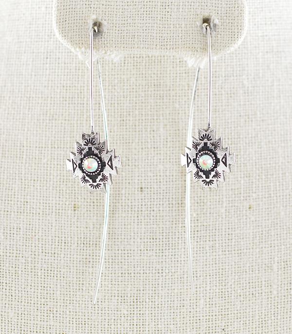 New Arrival :: Wholesale Western Aztec Threader Earrings