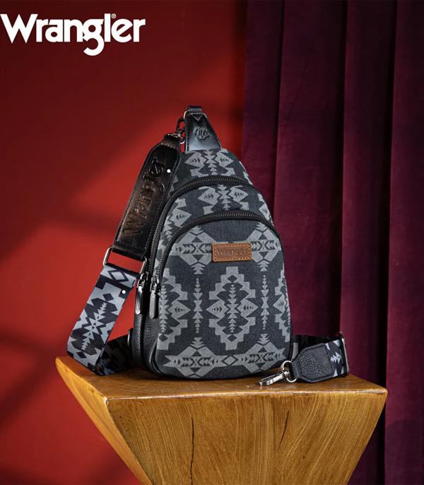 WHAT'S NEW :: Wholesale Wrangler Southwestern Print Sling Bag