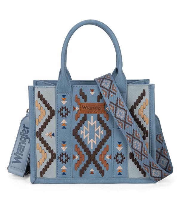 New Arrival :: Wholesale Wrangler Aztec Whipstitch Tote Bag