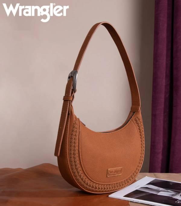 MONTANAWEST BAGS :: WESTERN PURSES :: Wholesale Wrangler Crescent Crossbody Shoulder Bag