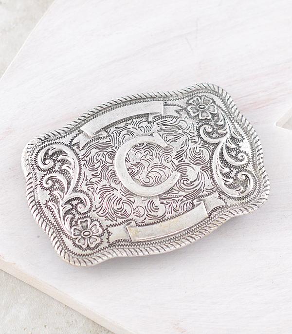 New Arrival :: Wholesale Tipi Brand Initial Concho Belt Buckle