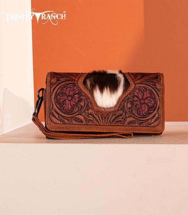 WHAT'S NEW :: Wholesale Trinity Ranch Tooled Cowhide Wallet