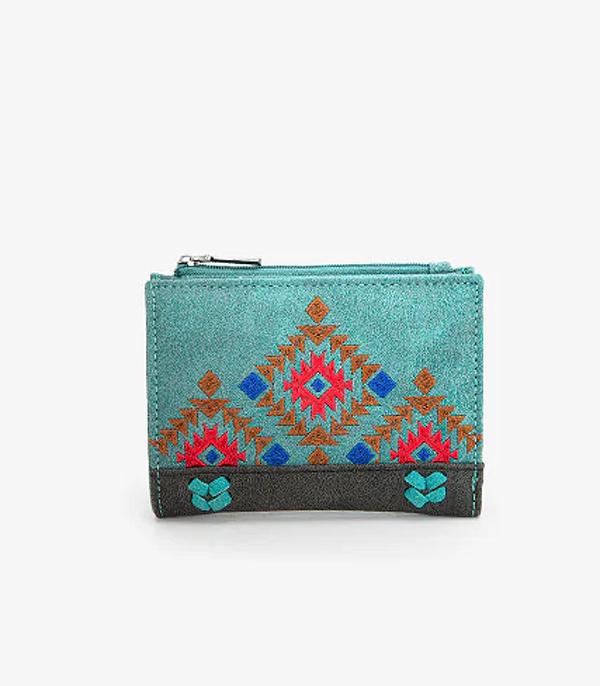 New Arrival :: Wholesale Montana West Aztec Embroidered Wallet