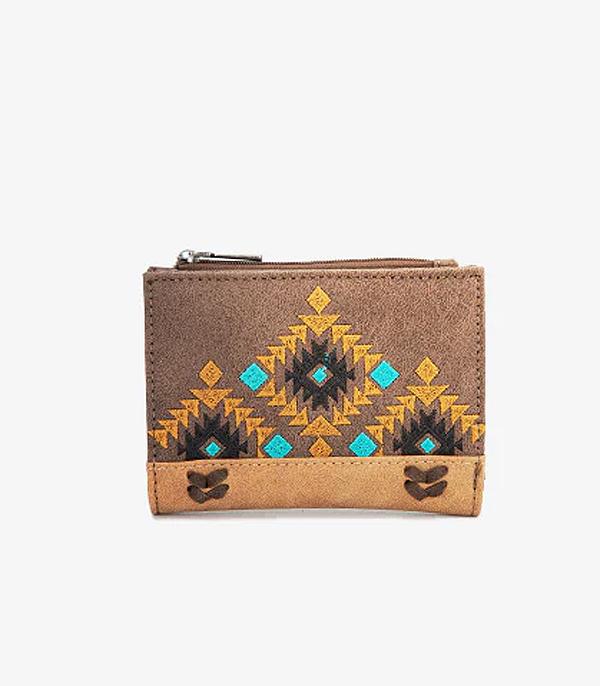 New Arrival :: Wholesale Montana West Aztec Embroidered Wallet