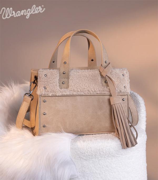 New Arrival :: Wholesale Wrangler Sherpa Mini Tote Crossbody