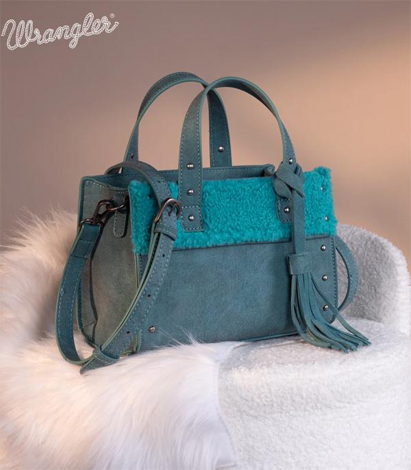 New Arrival :: Wholesale Wrangler Sherpa Mini Tote Crossbody