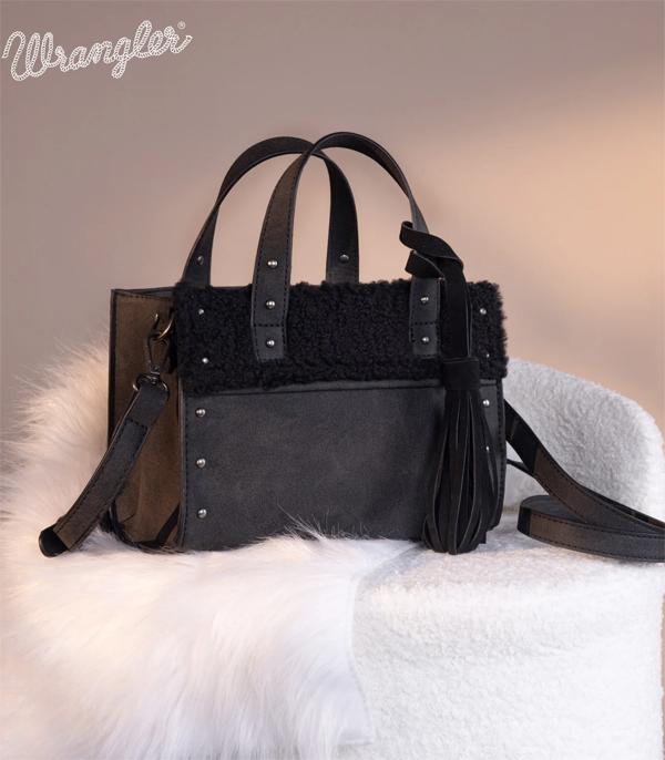 WHAT'S NEW :: Wholesale Wrangler Sherpa Mini Tote Crossbody